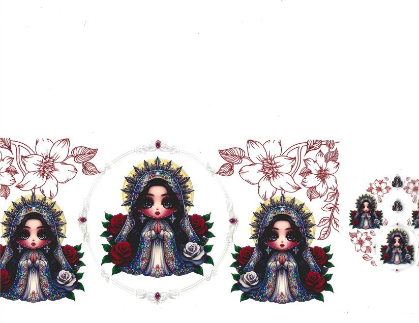 Virgin Mary with Lid Wrap