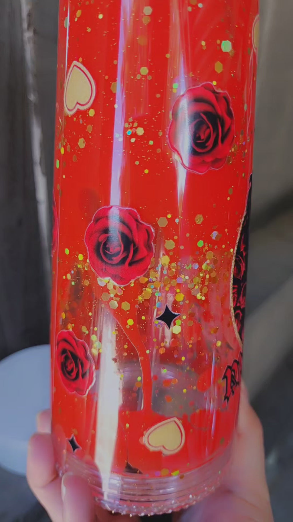 Chicana Snowglobe Tumbler