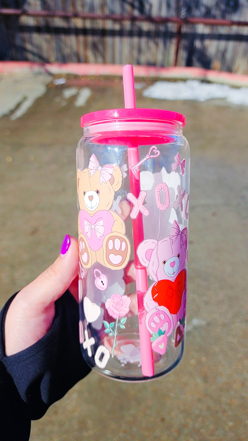 20oz XOXO Libby Glass